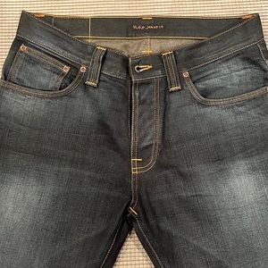 Men's Nudie organic selvage denim jeans